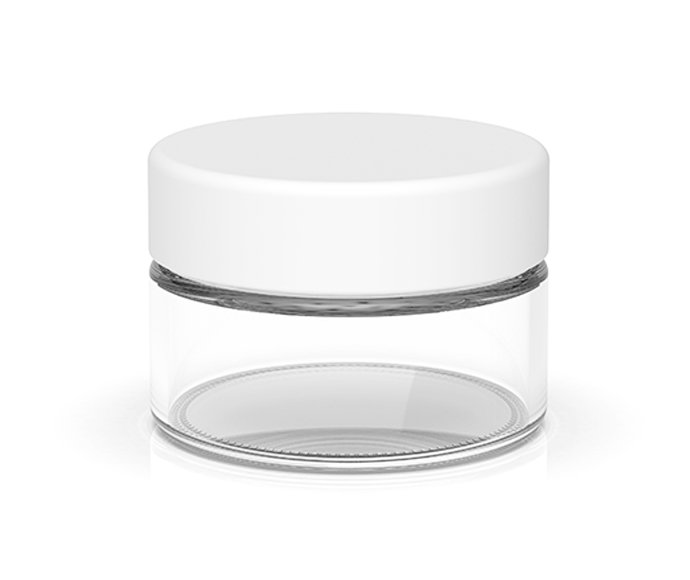 Airtight child resistant packaging glass jar