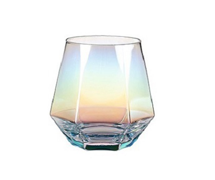 Hexagonal Crystal Glass Cups