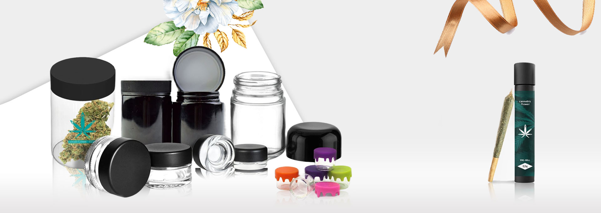 Child Resistant Glass Jars